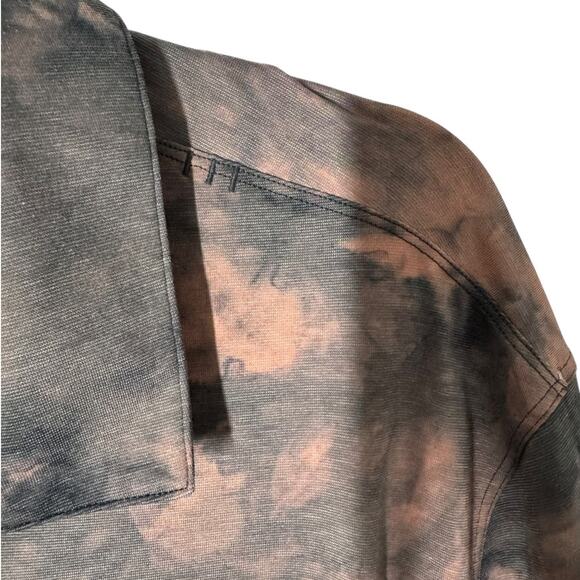 Lululemon Evolution Short Sleeve‎ Polo Diamond Dye Sedona Sunset Graphite Grey - Picture 5 of 8